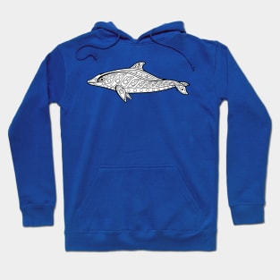 Native Inspired Bottlenose Dolphin Hoodie